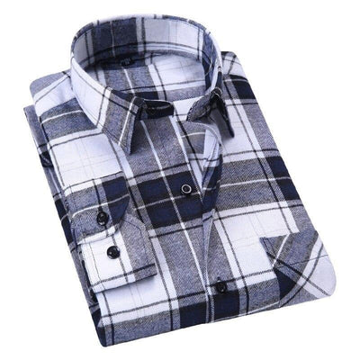Camisa a cuadros vintage para hombre