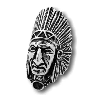 Anillo jefe indio vintage
