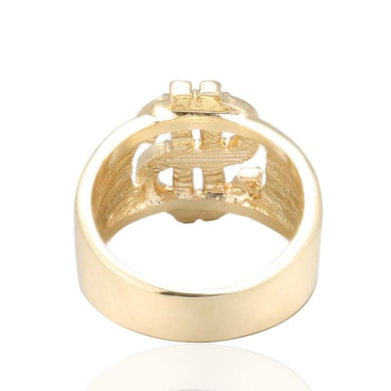 Anillo de dólar vintage para hombre