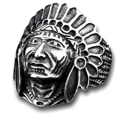 Anillo de hombre indio vintage