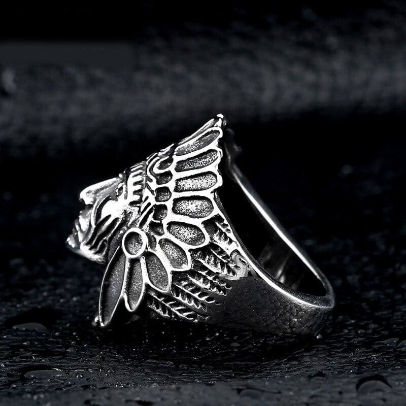 Anillo de hombre indio vintage
