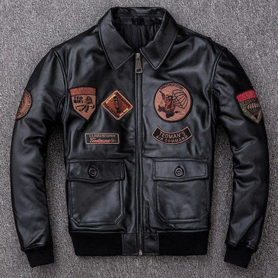 Chaqueta bomber americana vintage para hombre