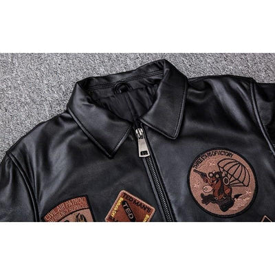 Chaqueta bomber americana vintage para hombre