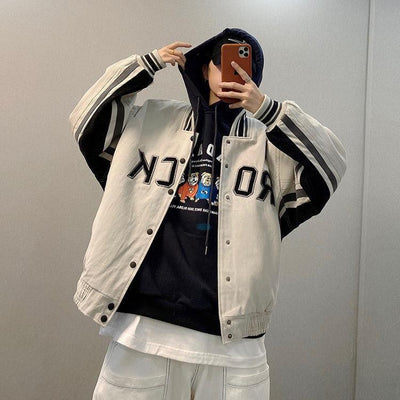 Chaqueta de béisbol americana vintage