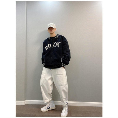 Chaqueta de béisbol americana vintage