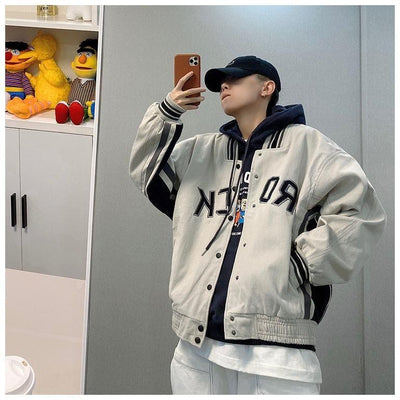 Chaqueta de béisbol americana vintage