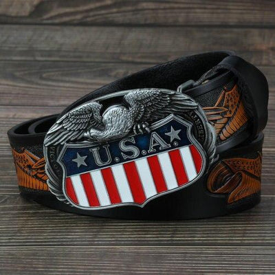 Hebilla de cinturón vintage de EE. UU.