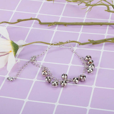 Tobillera india con campana vintage