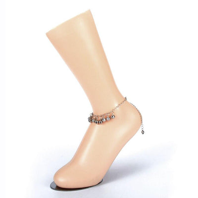 Tobillera india con campana vintage