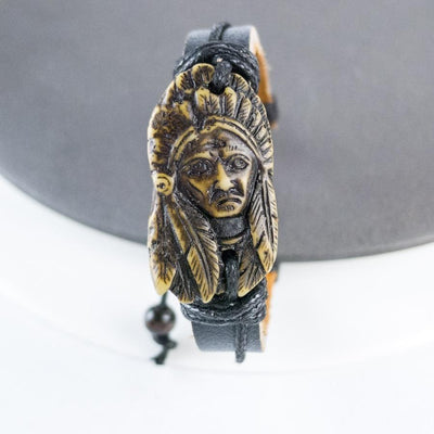 Pulsera vintage de hombre indio