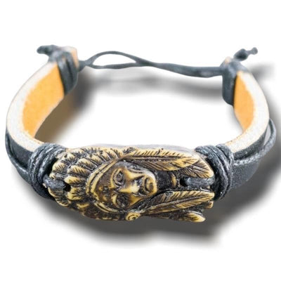 Pulsera vintage de hombre indio