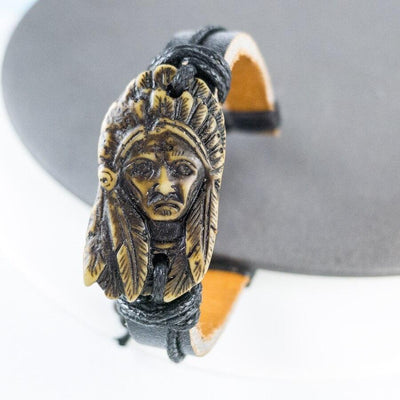 Pulsera vintage de hombre indio