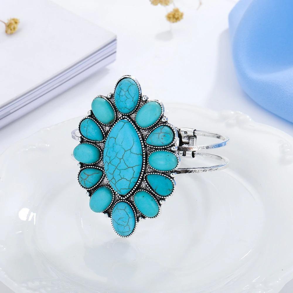 Pulsera vintage de indio americano para hombre