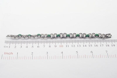 Pulsera de plata india vintage para mujer