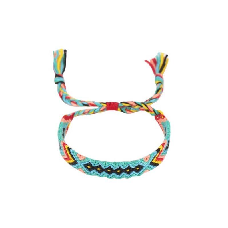 Pulsera vintage de algodón indio