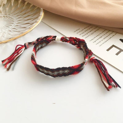 Pulsera vintage de algodón indio