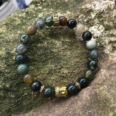 Pulsera de piedra india vintage