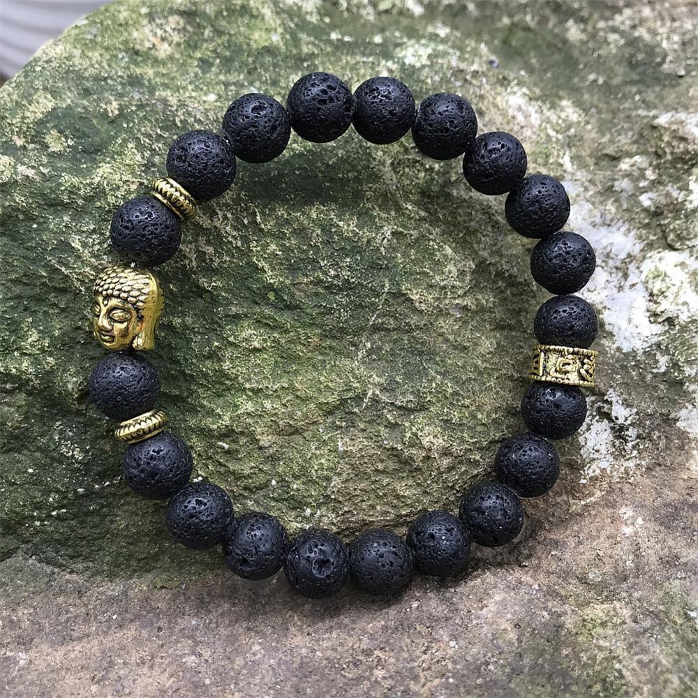 Pulsera de piedra india vintage