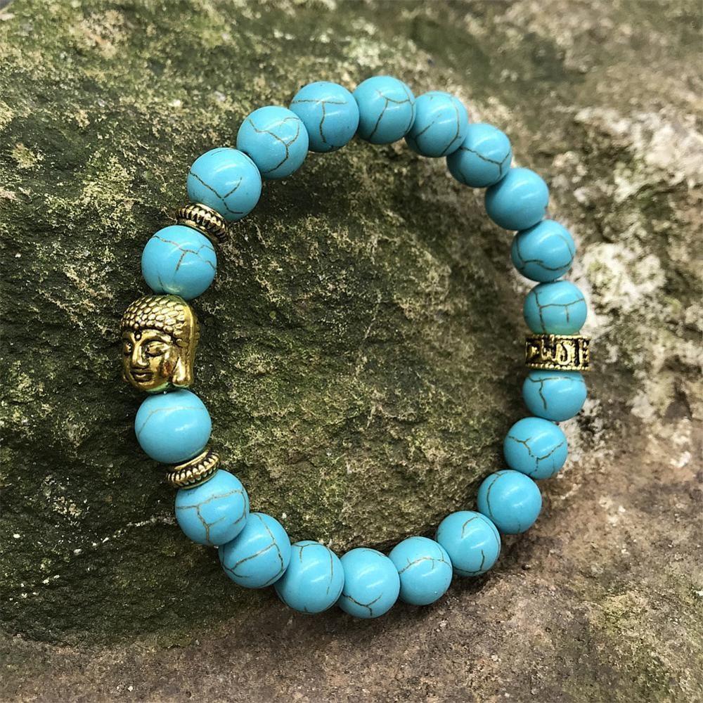 Pulsera de piedra india vintage