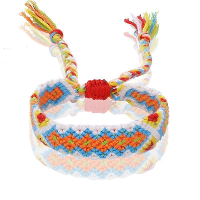 Pulsera India Vintage de Tela