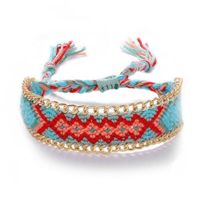 Pulsera India Vintage de Tela