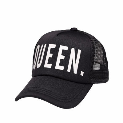 Gorra de pareja Vintage King Queen