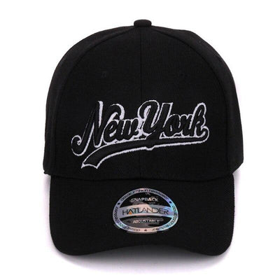 Gorra Ajustable Vintage New York Negra
