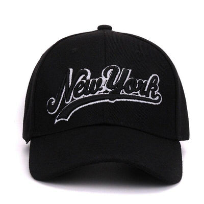 Gorra Ajustable Vintage New York Negra