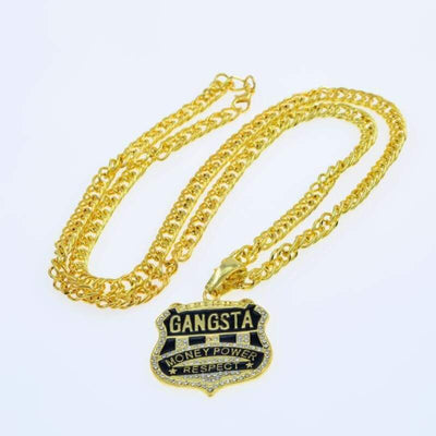 Collar de rap vintage