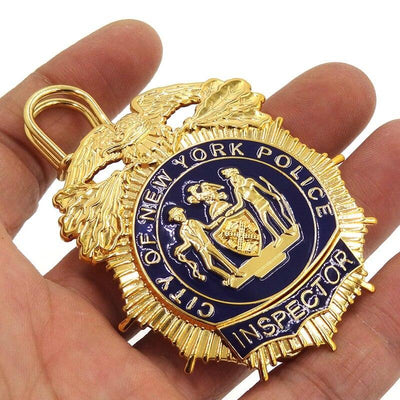 Insignia vintage de la policía de New York
