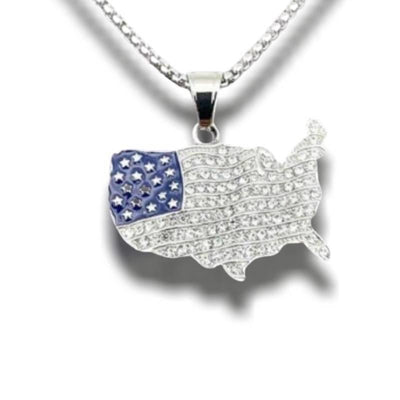 Colgante de mapa vintage de EE. UU.