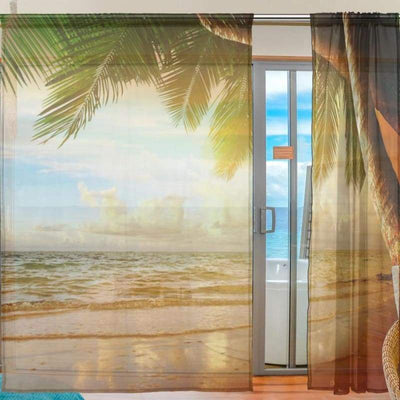 Cortina hawaiana vintage