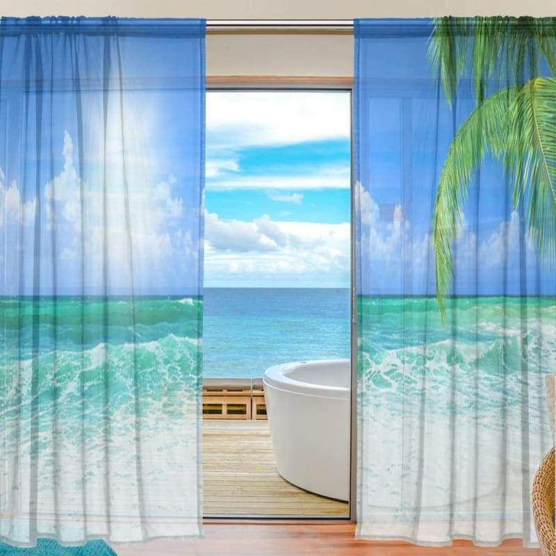 Cortina hawaiana vintage