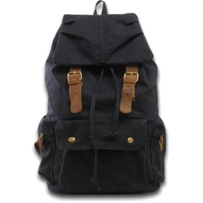 Mochila de cuero vintage para hombre