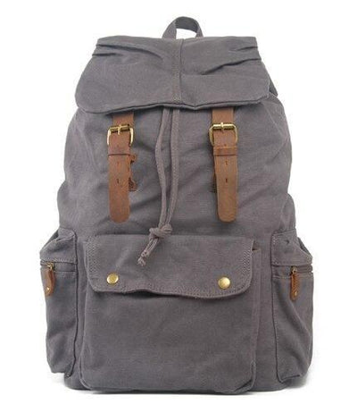 Mochila de cuero vintage para hombre