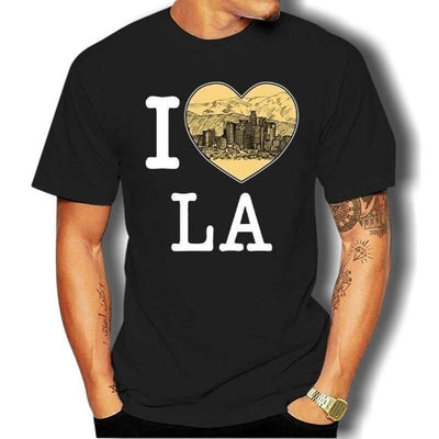 Camiseta vintage de I Love LA