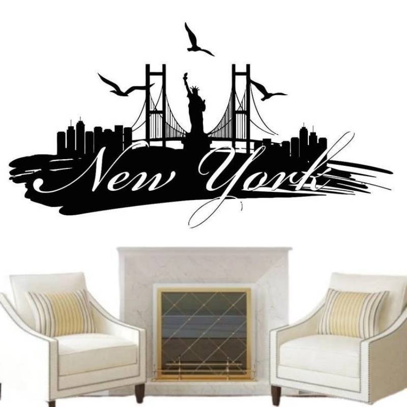 Pegatinas Vintage Gigante de New York