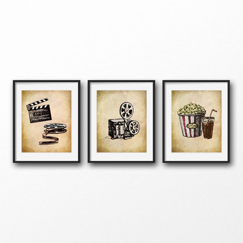 Pintura de cine vintage