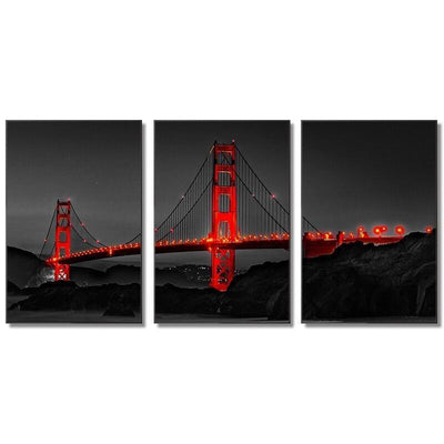 Pintura vintage Golden Bridge Gate