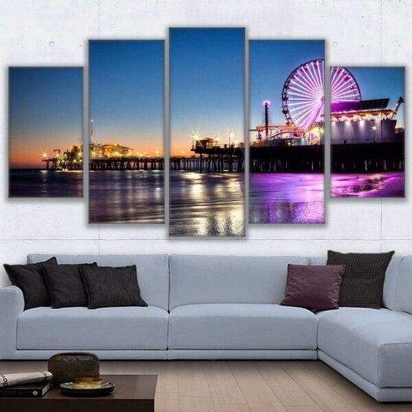 Pintura vintage de Los Ángeles