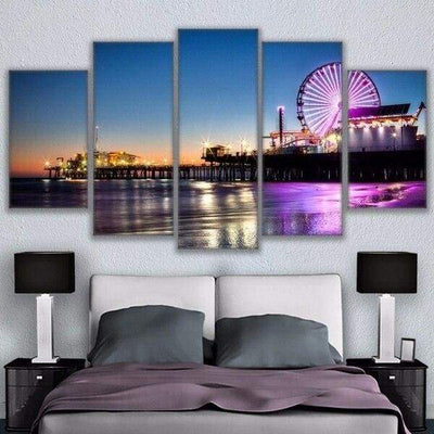 Pintura vintage de Los Ángeles