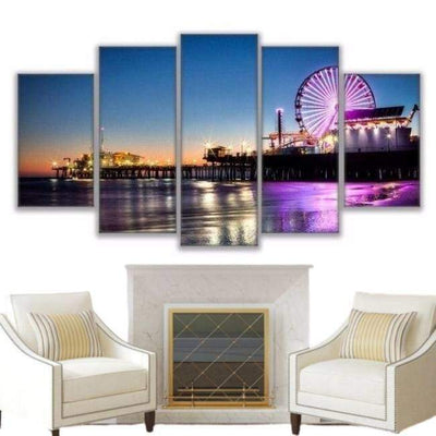 Pintura vintage de Los Ángeles