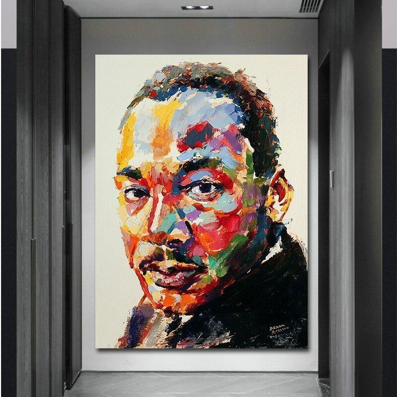 Pintura de la vendimia de Martin Luther King
