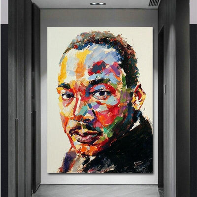 Pintura de la vendimia de Martin Luther King
