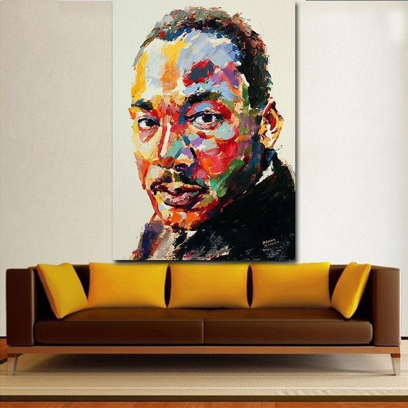 Pintura de la vendimia de Martin Luther King