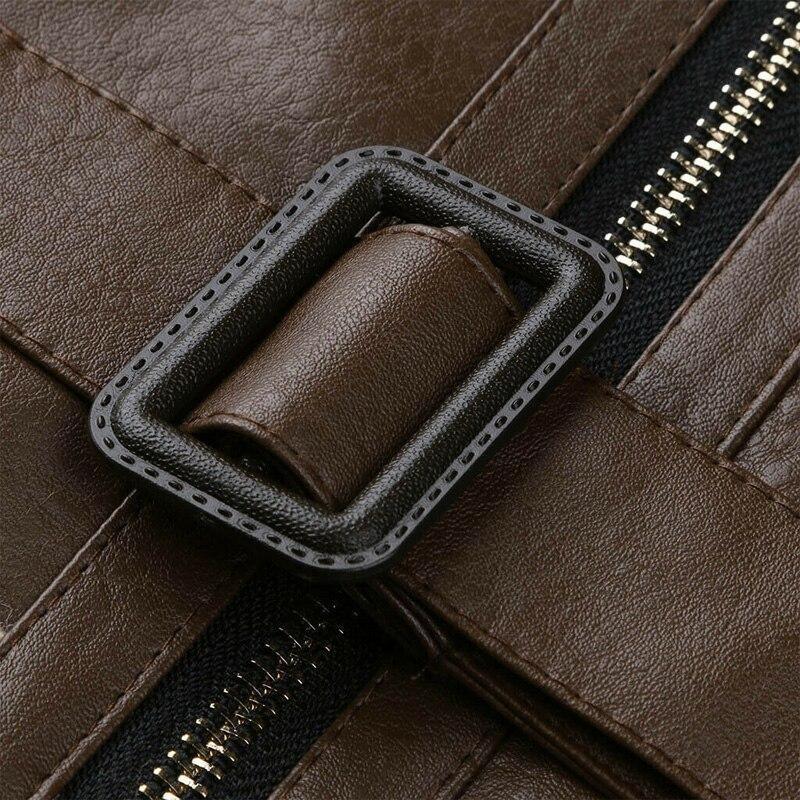 Chaqueta de cuero vintage para hombre