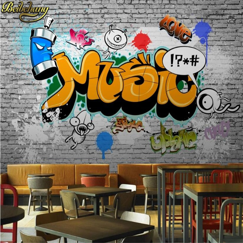 Papel pintado vintage de los 70