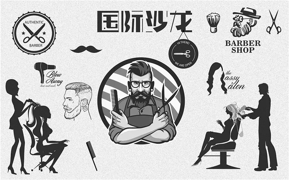 Papel pintado de estilo retro