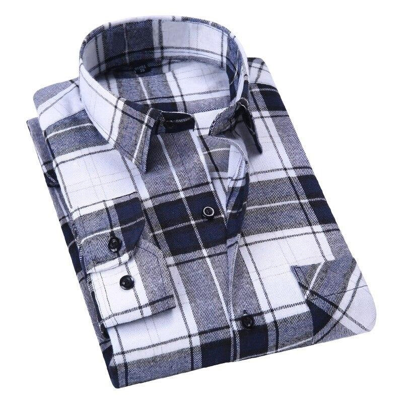 Camisa a cuadros vintage para hombre