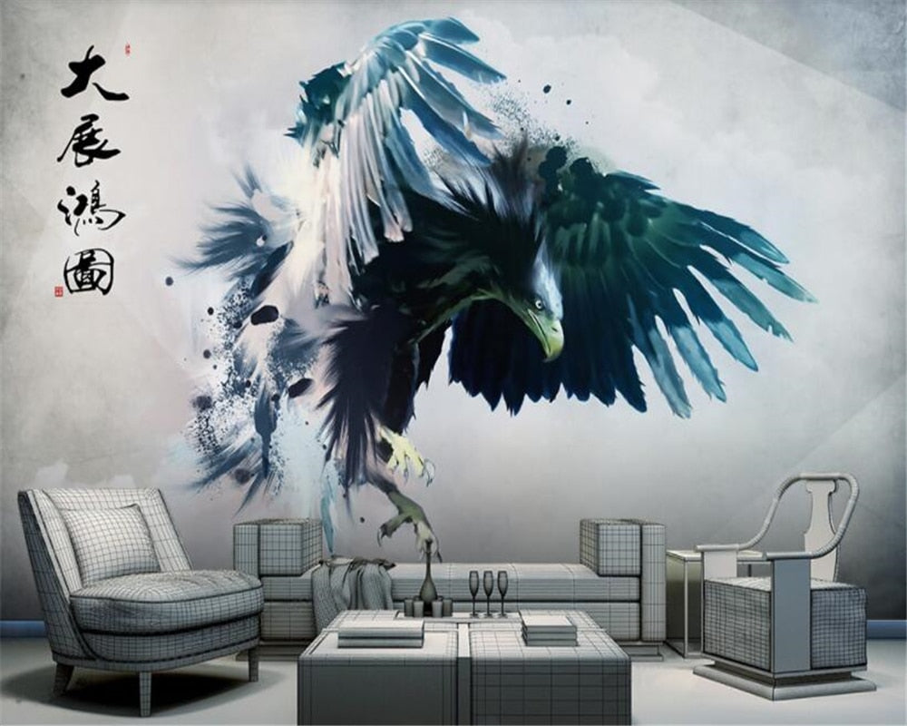 Papel Pintado Pájaros Vintage